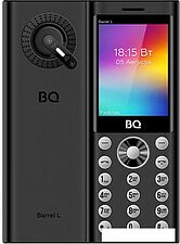 Кнопочный телефон BQ BQ-2458 Barrel L (черный/серебристый) Кнопочный телефон BQ BQ-2458 Barrel L (черный/серебристый)