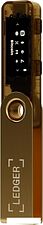 Аппаратный криптокошелек Ledger Nano S Plus (золотистый)