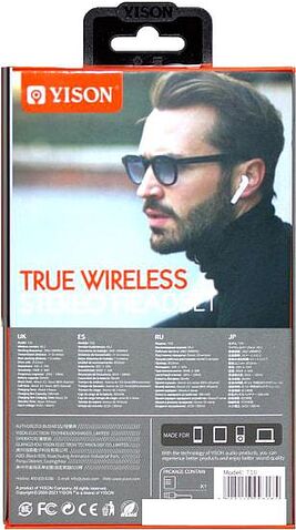 Наушники Yison TWS-T10 (белый)