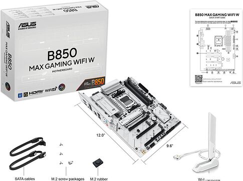 Материнская плата ASUS B850 MAX Gaming WiFi W