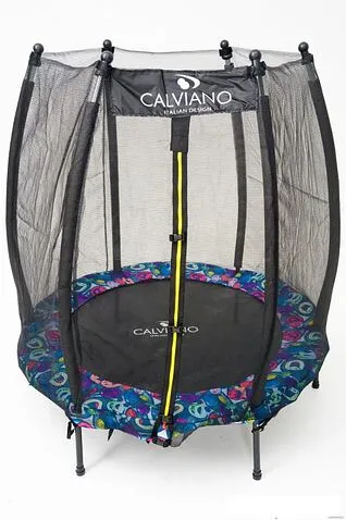 Батут Calviano Master Smile Elastic Band 140 см - 4.5ft (на резинках)