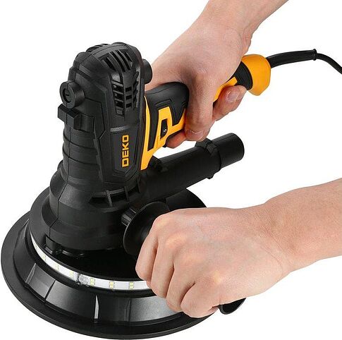 Шлифмашина для стен и потолков Deko DKWS1000 LED 085-1060