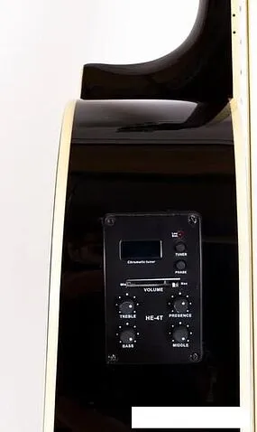 Электроакустическая гитара Naranda DG220CEBK