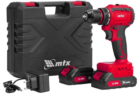 Дрель-шуруповерт MTX CDS-BL-20 (с 2-мя АКБ, кейс)