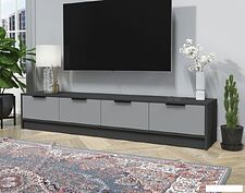 Тумба Интерлиния ТВ Концепт КТ-ТВ4-35 (серебро/антрацит)