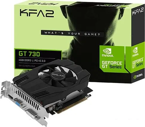 Видеокарта KFA2 GeForce GT 730 4GB DDR3 73GQF8HX00HK