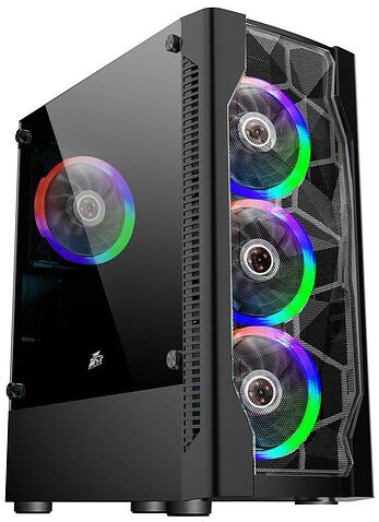 Корпус 1stPlayer DK D4 Black D4-BK-4R1