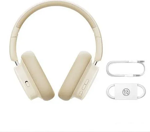 Наушники Baseus Bowie H1i (бежевый)