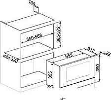 Микроволновая печь Smeg MP822PO