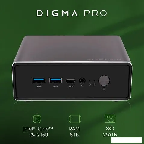 Компактный компьютер Digma Pro Minimax U1 DPP3-ADXW01
