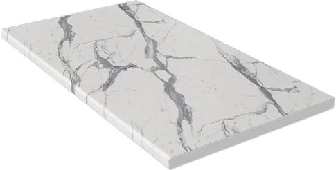 Готовая кухня Интерлиния Мила Gloss 3.8-ПМ1 (серый/белый глянец/белый гранит)