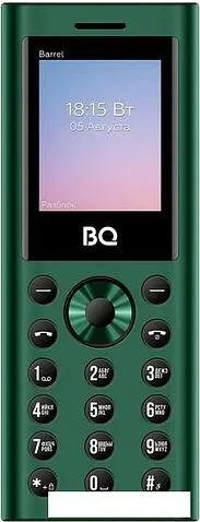 Кнопочный телефон BQ-Mobile BQ-1858 Barrel (зеленый)