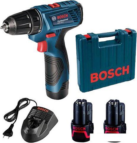 Дрель-шуруповерт Bosch GSR 120-LI Professional 06019F7001 (с 2-мя АКБ, кейс)