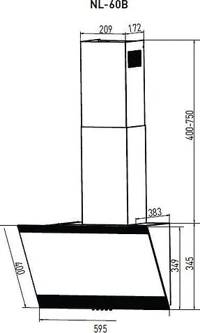 Кухонная вытяжка Making Oasis Everywhere NL-60B