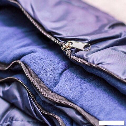 Спальный мешок Mednovtex Экстрим флис -25°С (синий)