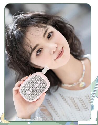 Беспроводная колонка Snowsky Anywhere (розовый)