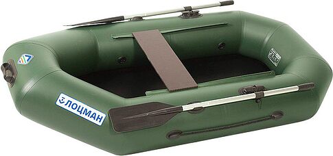 Гребная лодка Лоцман Гребная стандарт ЛС-220 (зеленый)