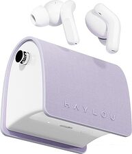 Наушники Haylou T87 Lady Bag (белый/фиолетовый, с цепочкой) Наушники Haylou T87 Lady Bag (белый/фиолетовый, с цепочкой)