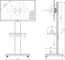Кронштейн Holder PR-106 (черный)