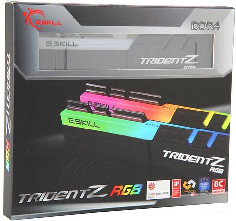 Оперативная память G.Skill Trident Z RGB 2x16ГБ DDR4 4600 МГц F4-4600C20D-32GTZR