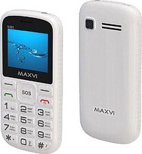 Телефон Maxvi B201 (белый)