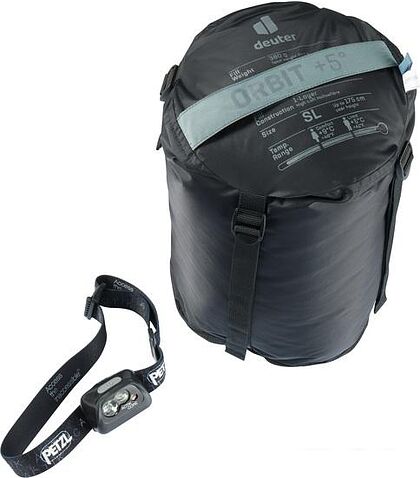 Спальный мешок Deuter 2022 Orbit +5C SL (левая молния, бирюзовый)