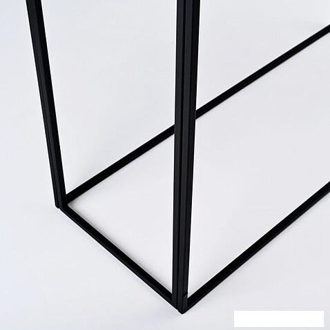 Консольный стол RasGar Грация Лайт (черный/черный мрамор)