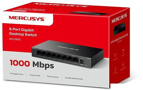 Неуправляемый коммутатор Mercusys MS108GS