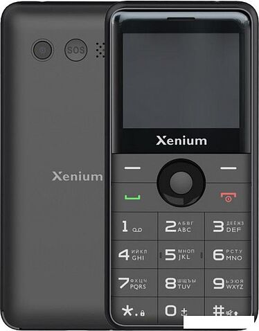 Кнопочный телефон Xenium X700 (черный)