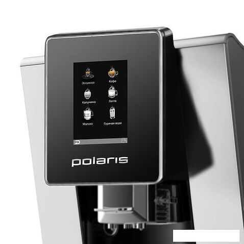 Эспрессо кофемашина Polaris PACM 2060AC (серебристый)
