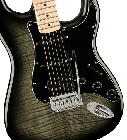 Электрогитара Fender Squier Affinity Series Stratocaster FMT HSS Black Burst