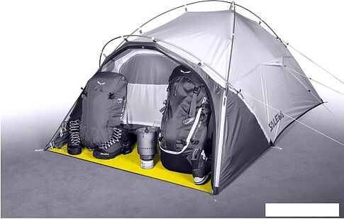 Треккинговая палатка Salewa Litetrek Pro III Tent (светло-серый)