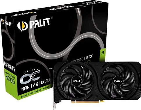 Видеокарта Palit GeForce RTX 4060 Infinity 2 OC NE64060S19P1-1070L
