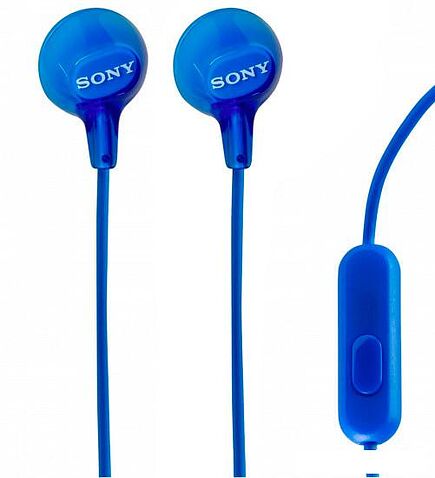 Наушники с микрофоном Sony MDR-EX15AP (черный)
