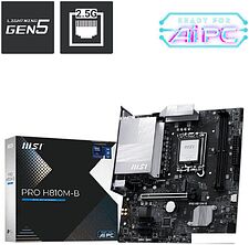 Материнская плата MSI Pro H810M-B Материнская плата MSI Pro H810M-B