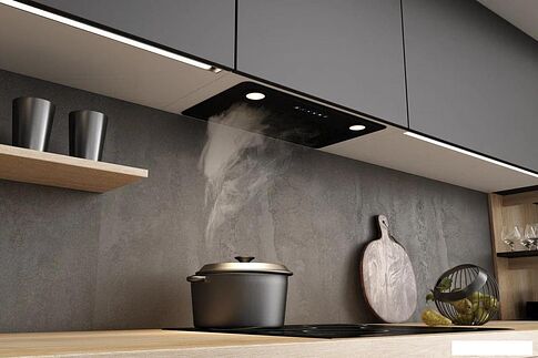 Кухонная вытяжка Elikor Врезной блок Box 50П-1000-Э4Д 290032 (черный)