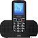 Кнопочный телефон Maxvi RT-04 (черный)