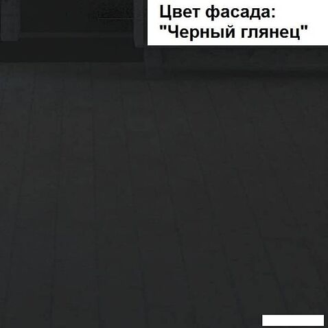 Готовая кухня Интерлиния Мила Gloss 1.7 (бордовый-черный)