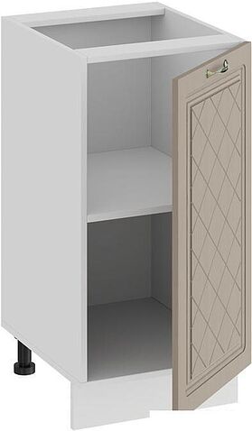 Шкаф напольный Трия Бьянка 1Н4 (дуб кофе)