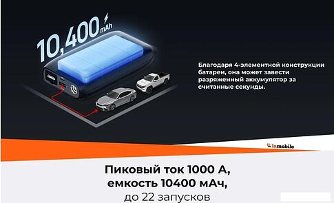 Портативное пусковое устройство 70mai PS07