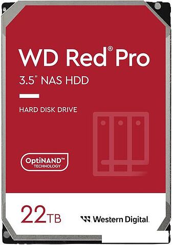 Жесткий диск WD Red Pro 22TB WD221KFGX