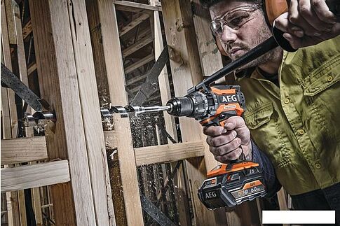 Ударная дрель-шуруповерт AEG Powertools BSB 18BL LI-602C 4935464100 (с 2-мя АКБ 6 Ач, кейс)