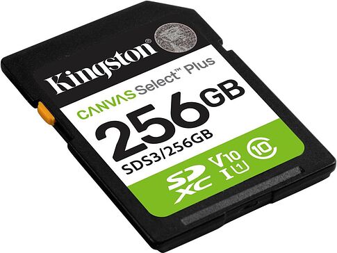 Карта памяти Kingston Canvas Select Plus SDXC 256GB SDS3/256GB