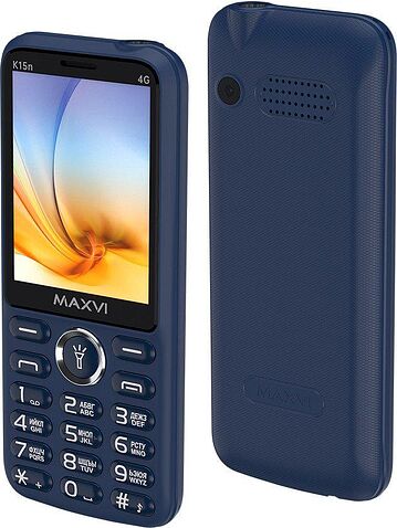 Телефон Maxvi K15n 4G (синий)