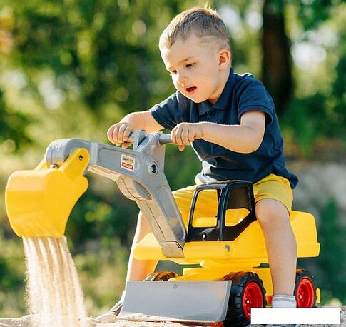 Каталка Полесье Мега-экскаватор колесный