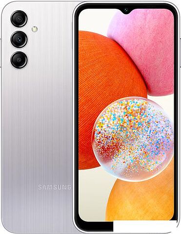 Смартфон Samsung Galaxy A14 SM-A145F/DSN 4GB/128GB (серебристый)