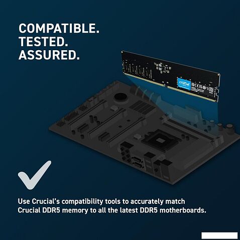 Оперативная память Crucial 8ГБ DDR5 5600 МГц CT8G56C46U5
