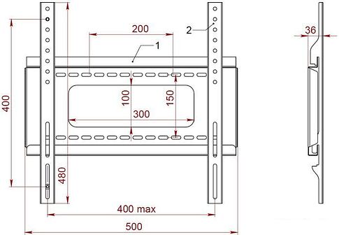Кронштейн PL 400.B