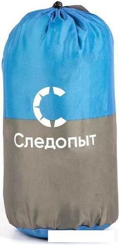 Надувной матрас Следопыт Кемпинговый PF-KS-12 (голубой/серый)