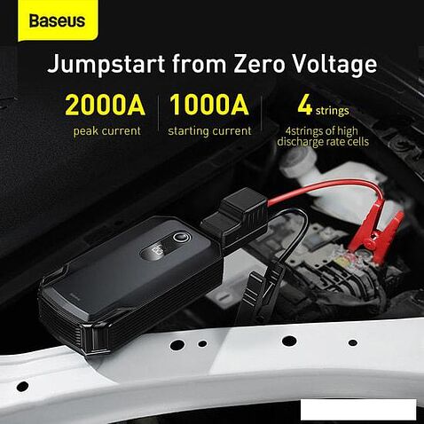 Портативное пусковое устройство Baseus CGNL020001 (черный)